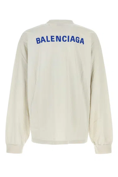 Balenciaga Ls Medium Fit Tshirt In Neutral