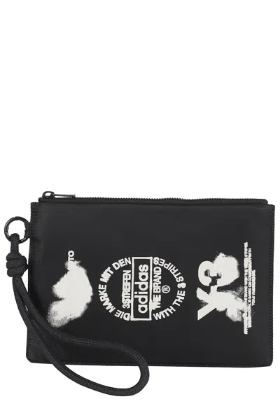 Y-3 Adidas Y3 Clutch Bag In Black