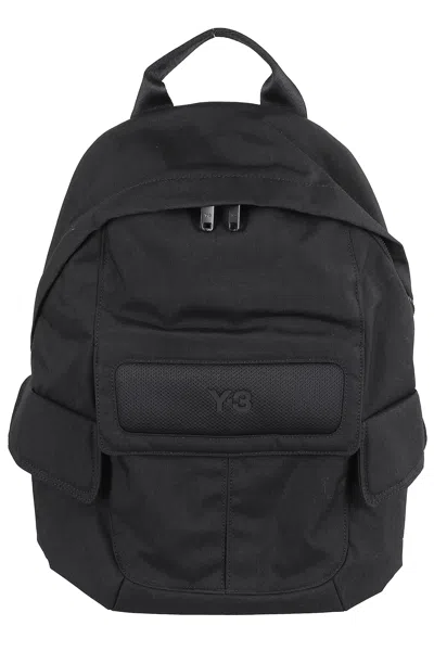 Y-3 Flap Pocket Magnetic Backpack In Black
