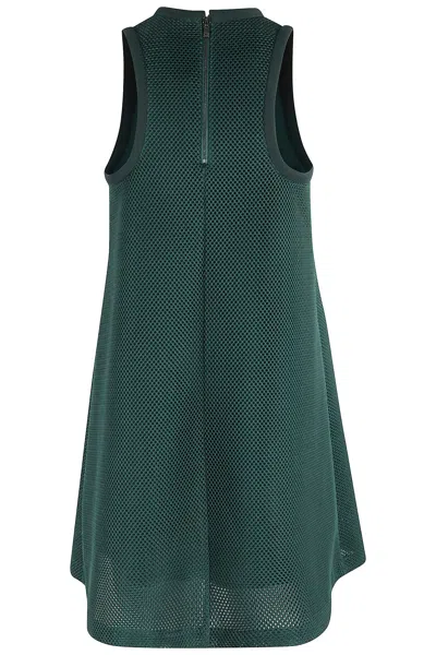 Max Mara Didone Dress On The Technical Network In Green