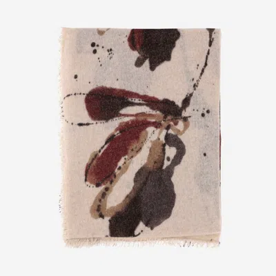 Faliero Sarti Abstract-print Fringed Scarf