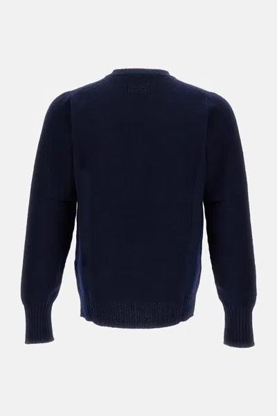 Drumohr Round Neck Jumper In Blue