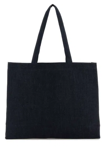 Apc Denim Daniela Shopping Bag In Black