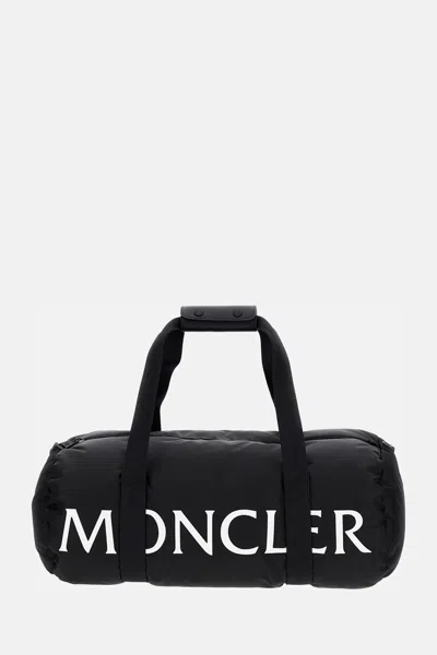 Moncler Duddle Gym Weekend Bag In Black