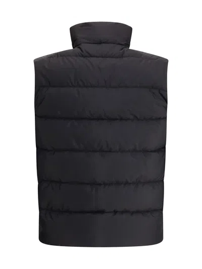 Prada Re-nylon Padded Bodywarmer In Black