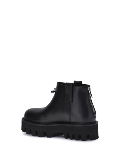 Alexander Mcqueen Platform Ankle Boots In Black