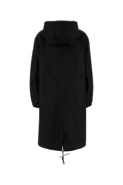 Prada Black Re-nylon Raincoat