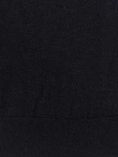Hugo Boss Wool Silk Cashmere Sweater Crew-neck In Blue