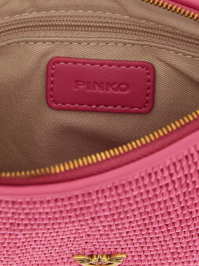 Pinko Horizontal Crossbody Bags Fuchsia In Pink