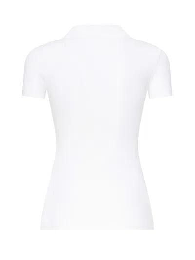 Balenciaga White Short-sleeve Nano Bb Tank Top In White