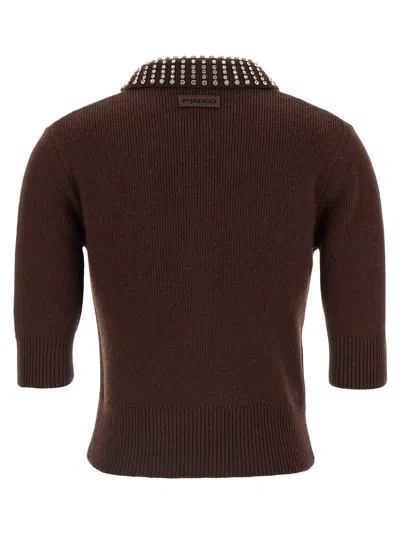 Pinko Emilia Sweater With Strass