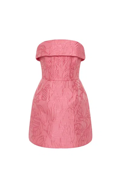 Rebecca Vallance Petra Mini Dress In Pink