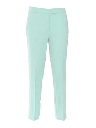 Clips Tailored Straight-leg Pants In Blue