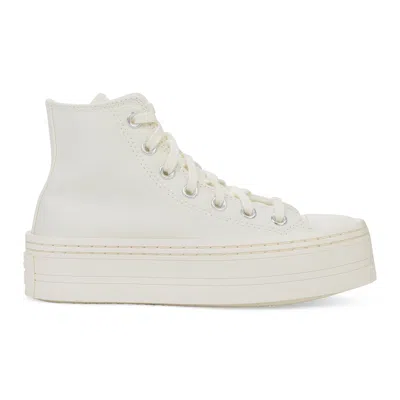 Converse Cream Chuck Taylor All Star Modern Lift Platform Sneakers
