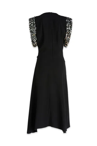 Isabel Marant Leronia Sequin-embellished Midi Dress In Black