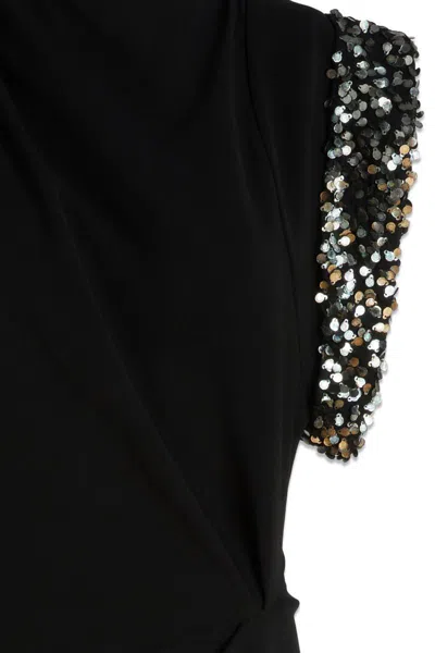 Isabel Marant Leronia Sequin-embellished Midi Dress In Black