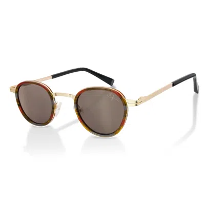 De-gamme Paris - Retro Round Polarized Sunglasses