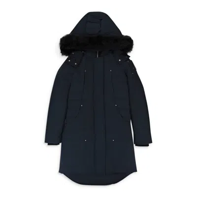 Moose Knuckles W Cloud Parka Sh Navy W/blk Sh Parka
