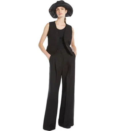 Weekend Max Mara Pace Black Vest In Black