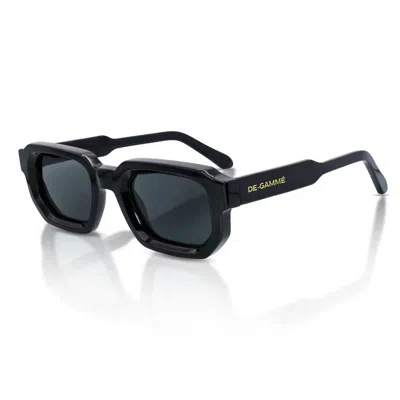 De-gamme Malta - Bold Geometric Frame Rectangle Polarized Sunglasses