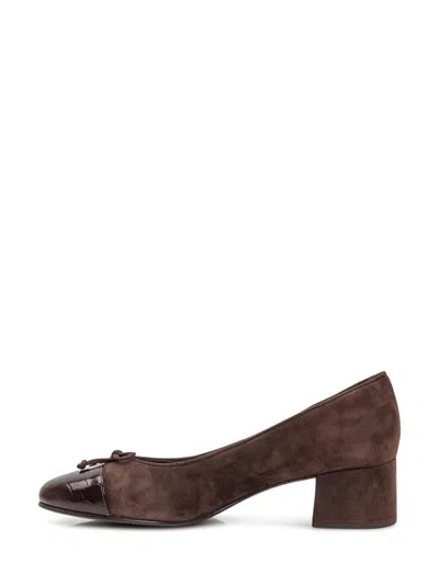 Tory Burch Cap-toe Suede Pumps