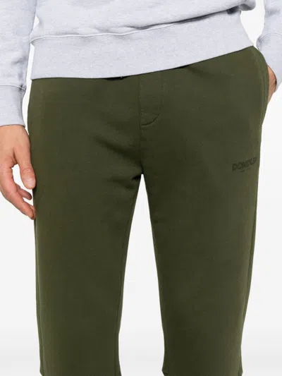 Dondup Logo-print Track Pants In Green