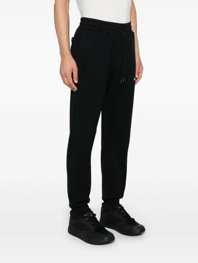 Dondup Logo-print Track Trousers In Black