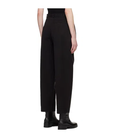Agolde Becker Baggy Fit Chino Pants In Black In Black