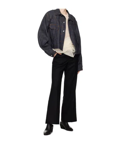 Junya Watanabe Flared Casual Pants In Black