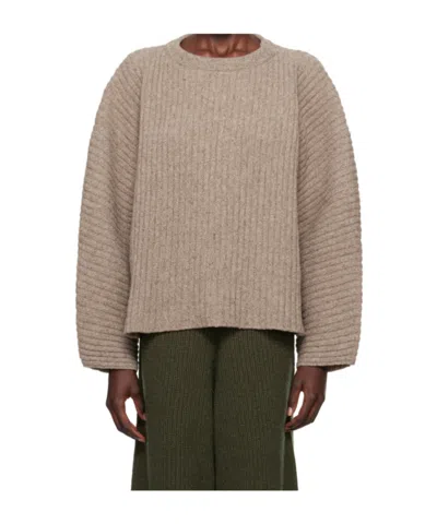 Baserange Taupe Kai Sweater In Nude