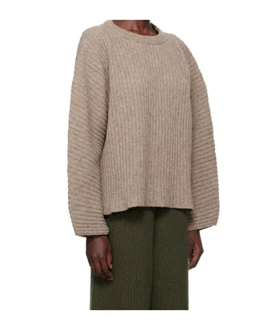 Baserange Taupe Kai Sweater In Nude