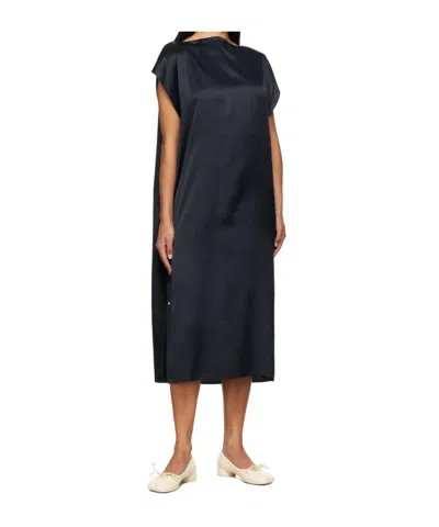Baserange Navy Clavo Midi Dress