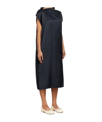 Baserange Navy Clavo Midi Dress