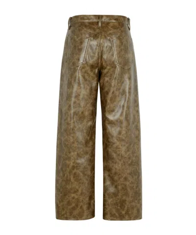 Agolde Textured Wide-leg Trousers