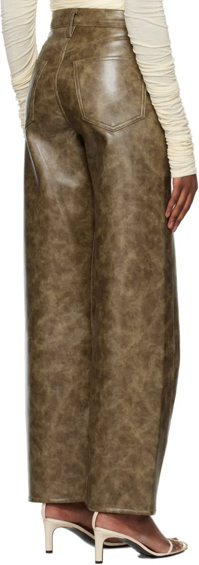 Agolde Textured Wide-leg Trousers