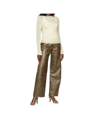 Agolde Textured Wide-leg Trousers