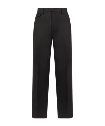 Dondup Louis Wool Chino Trousers In Black