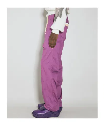 Kiko Kostadinov Diotima Mid-rise Pants In Purple