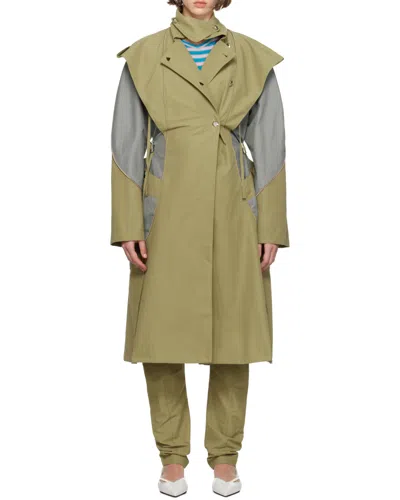 Kiko Kostadinov Colour-block Double-breasted Coat