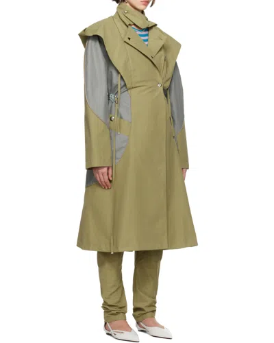 Kiko Kostadinov Colour-block Double-breasted Coat