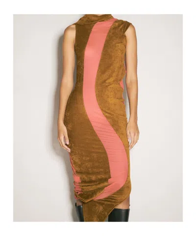 Kiko Kostadinov Pendle Stretch Dress In Multi