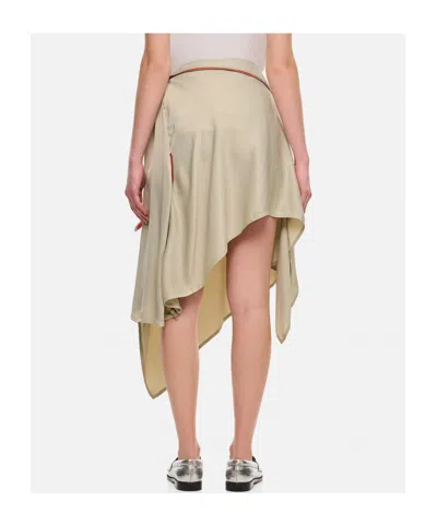 Kiko Kostadinov Asymmetric Midi Skirt
