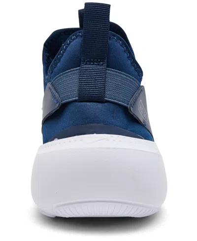 Nike Big Kids Flex Runner 4 Slip-on Running Sneakers From Finish Line In Blue