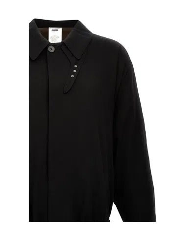 Magliano Black La Sapienza Coat In Black