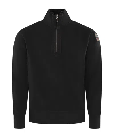 Parajumpers Turtleneck Long Sleeve Sweatshirt In Black