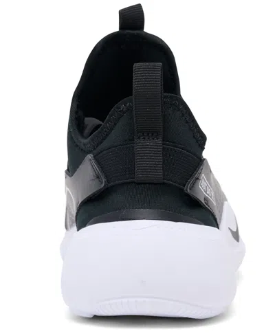 Nike Little Kids Flex Runner 4 Slip-on Running Sneakers From Finish Line In Black