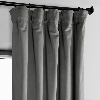 Half Price Drapes Pillow White Heritage Plush Velvet Room Darkening Curtain
