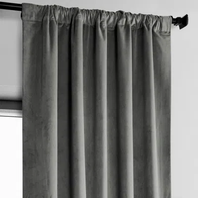 Half Price Drapes Pillow White Heritage Plush Velvet Room Darkening Curtain