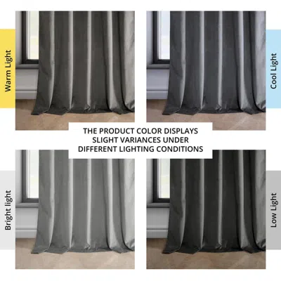 Half Price Drapes Pillow White Heritage Plush Velvet Room Darkening Curtain