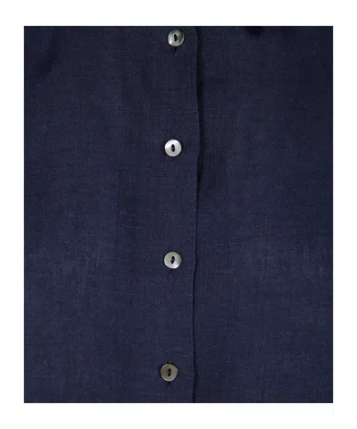 Antonelli Button-up Blouse In Blue